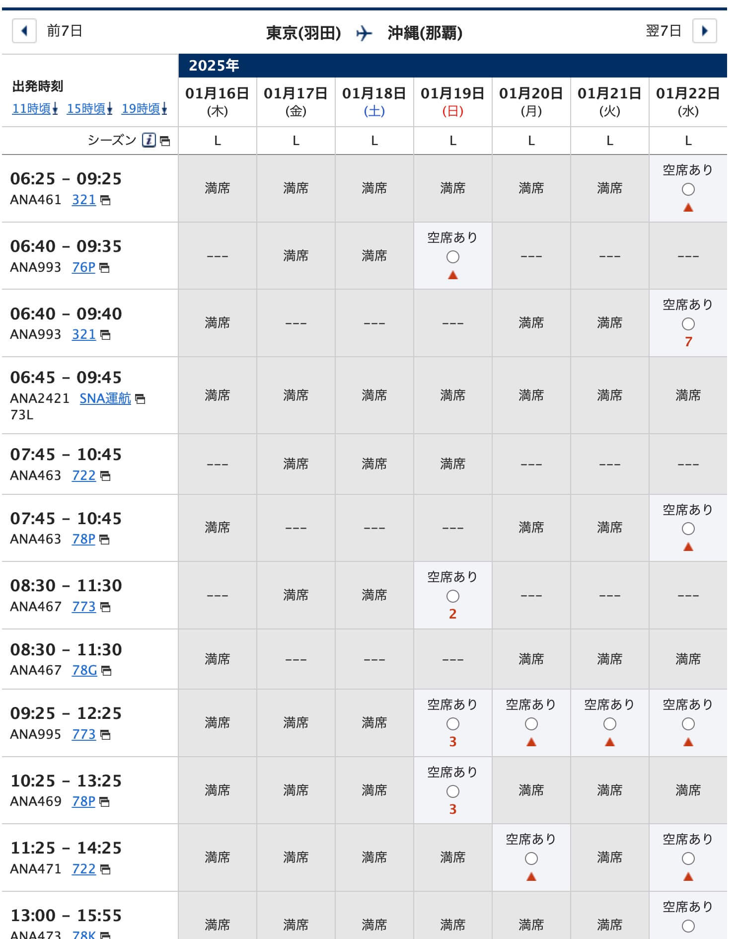 国内線特典航空券比較5