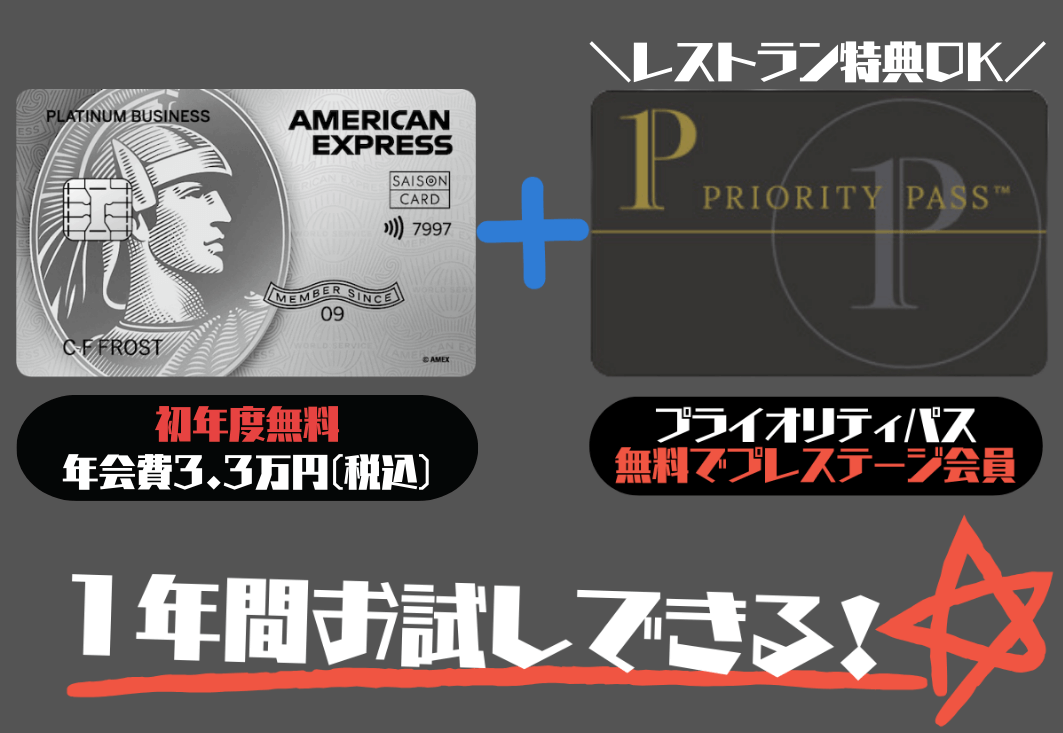 セゾンプラチナビジネスのレストラン特典