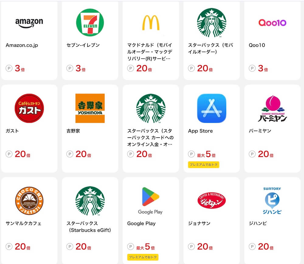 Jポイントアップショップ