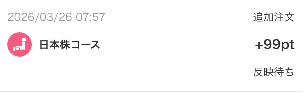 Vポイント運用日本株コース