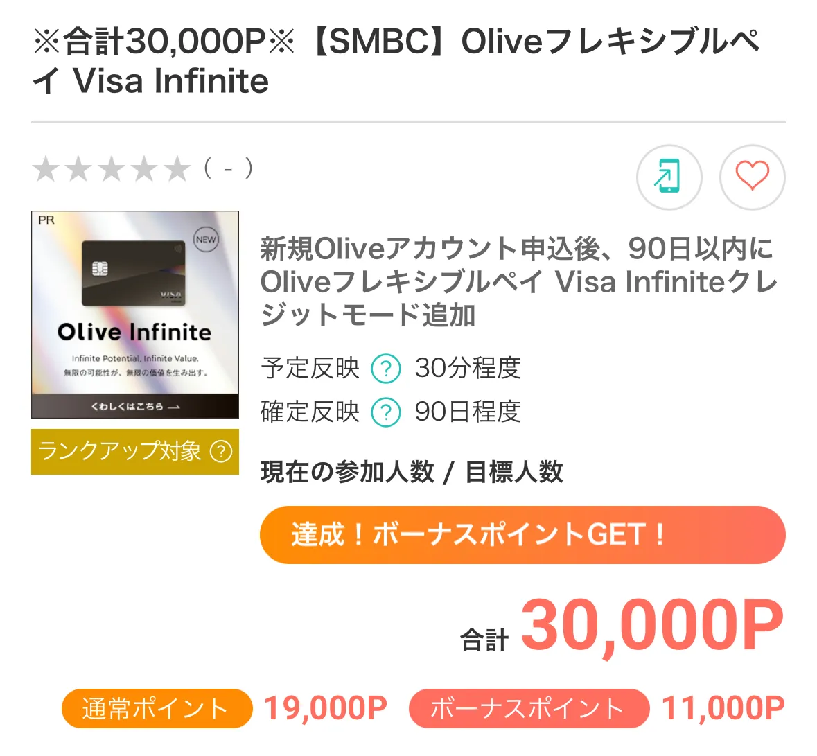 オリーブインフィニットポイントサイトに掲載