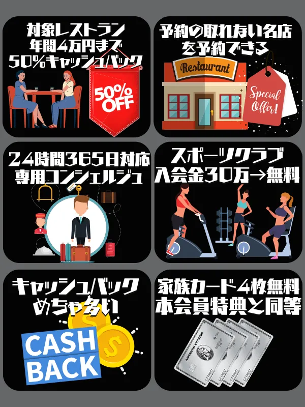 アメックスプラチナの特典1