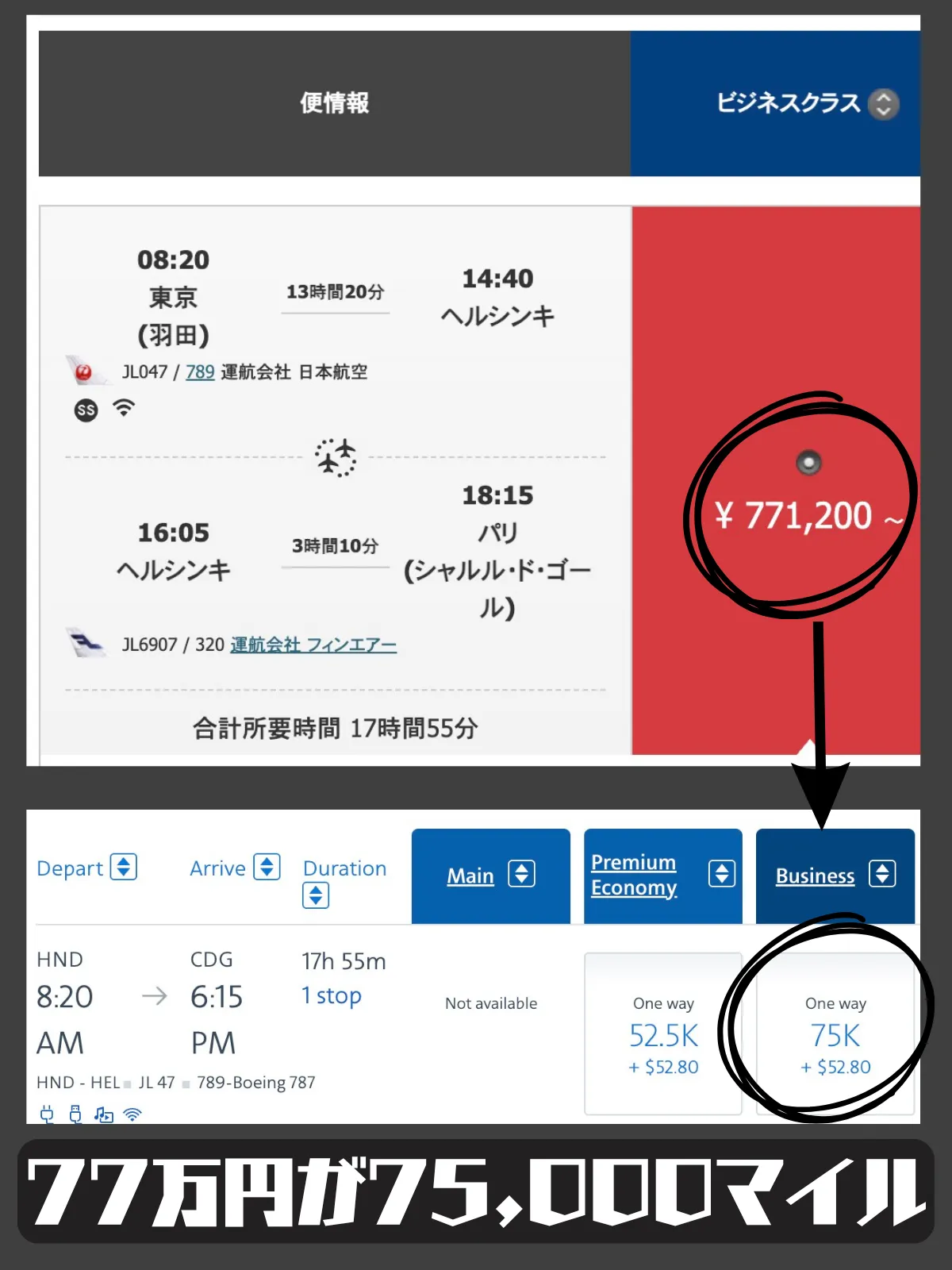1マイルの価値は10円